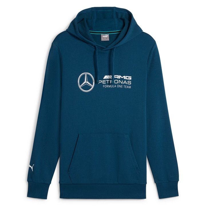 Puma, Hanorac cu imprimeu logo Mercedes Essential, Albastru