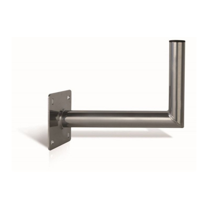 Suport perete antena satelit, Corab, Aluminiu, 400 x 240 mm, Argintiu
