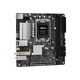 Дънна платка ASRock B760M-ITX/D4 WiFi - Motherboard - mini ITX - LGA1700 Socket - B760 Chipset - USB 3.2 Gen 1, USB-C 3.2 Gen 2x2 - Bluetooth, Gigabit LAN, Wi-Fi - onboard graphics (CPU required) - HD Audio (8-channel) B760M-ITX/D4WIFI