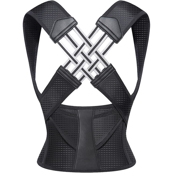 Testtartás-javító nőknek, Fekete, L, XL