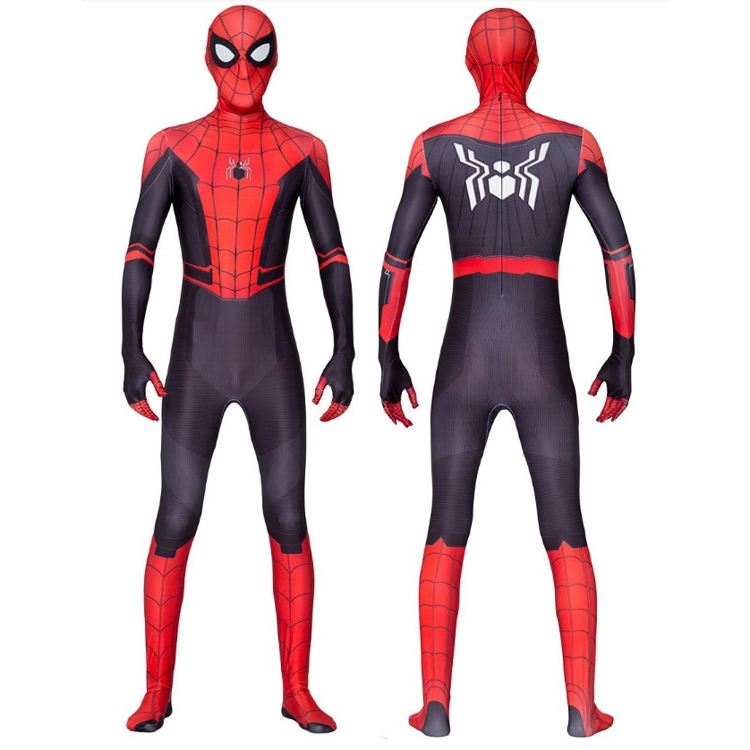 Костюм на супергерой, Spider-Man, Peter Parker, възрастни, размер S ...