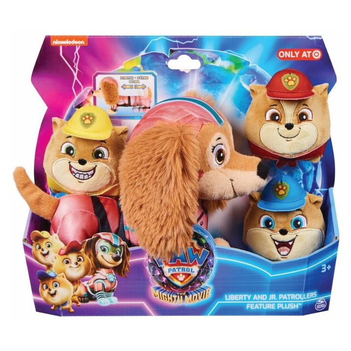 Игрален комплект Spin Master Paw Patrol, Liberty, The Mighty Movie, 20 см, многоцветен