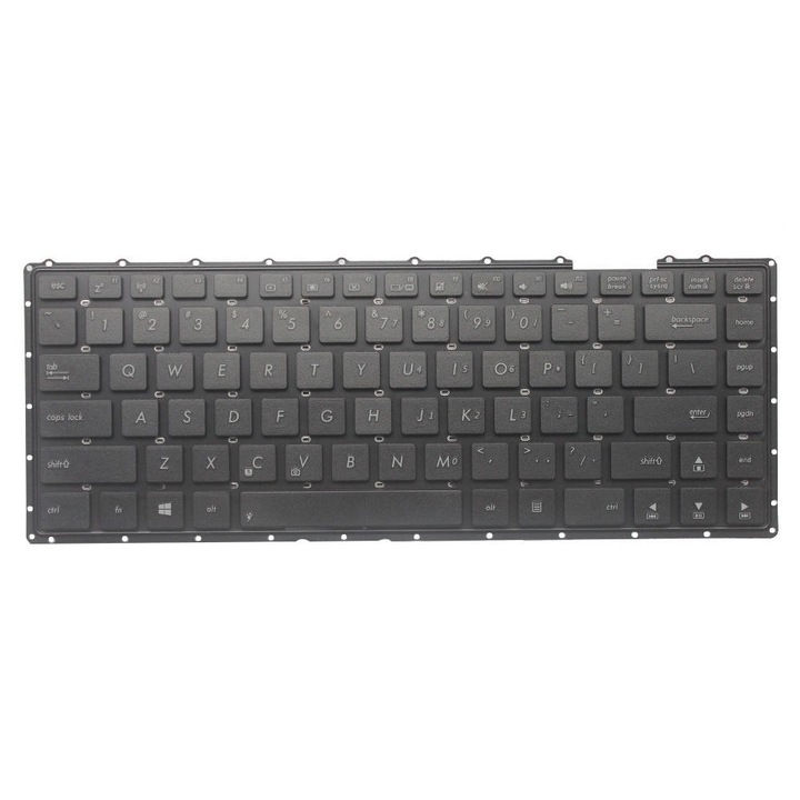 Prémium laptop billentyűzet Asus X451 X451E X451C X451V X451CA X451M X451MA X451MAV X403M X453M X453 X455L, nemzetközi elrendezés, fekete