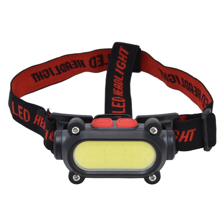 Челник MRG MKX209, SMD COB, 35 светодиода, презареждаем, бяла и червена светлина