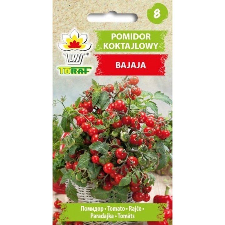 Cocktail de Rosii Bajaja, Toraf, 100 SEMINTE, 0.3 g, Rosu