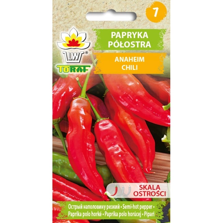 Seminte de gradina, Ardei iute, Toraf, 0,2g, 40x40cm, Rosu, calitate superioara, seminte premium, seminte de top