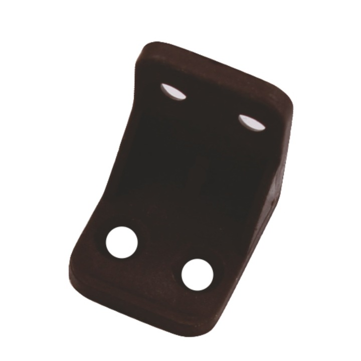 Coltar din plastic pentru sustinere blat, maro, 26 x 26 x 26 mm, 4 buc / set