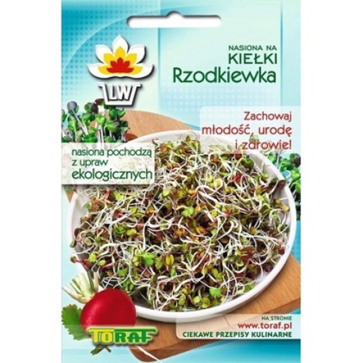 Retekcsíra magvak, Toraf, 20g, Használati útmutató, Multicolor