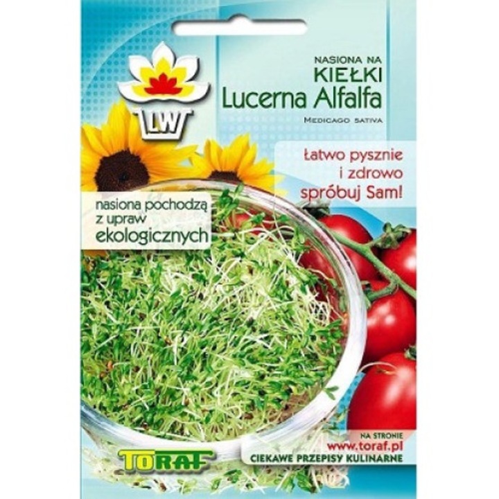 Seminte de gradina, Seminte germeni lucerna, Toraf, 20g, calitate superioara, seminte premium, seminte de top