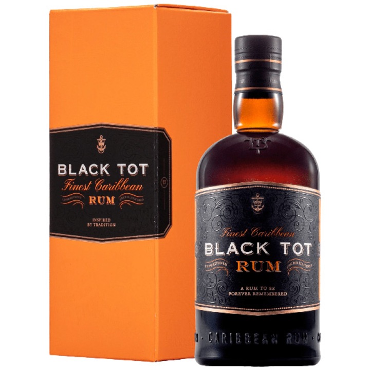 Rom Black Tot 46.2°%, Cutie, 0.7l