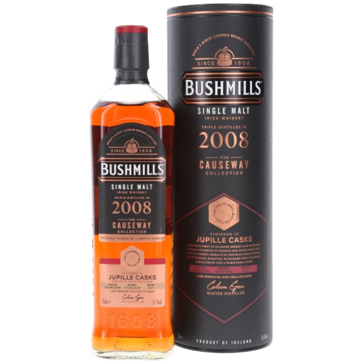 Whisky Bushmills 2008 Jupille Cask, 55.1%, Cutie, 0.7l