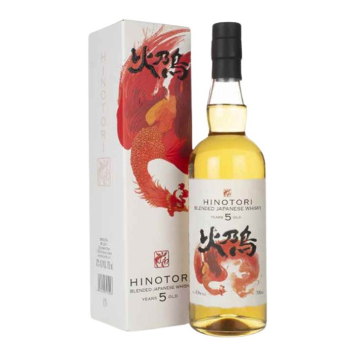 Whisky Hinotori 5 Years Blended 43%, Cutie, 0.7l