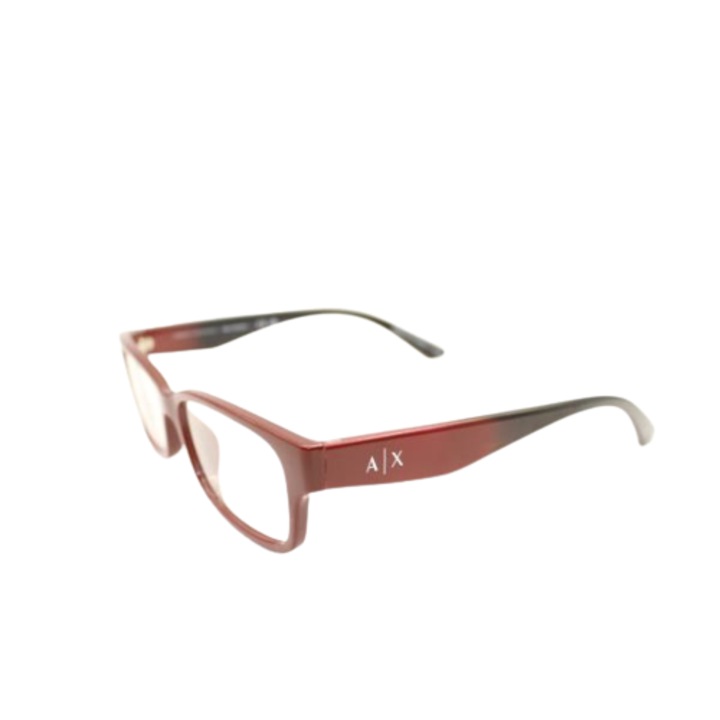 Рамки за очила, Armani Exchange, AX 3107U 8298, правоъгълни, черни, пластмасови, 54 mm x 16 mm x 140 mm