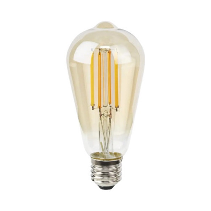 Nedis Variable Led Vintage крушка E27 7w, Glob Para St64, живот 10 000 H, топла светлина, Wifi връзка