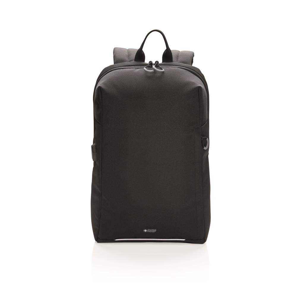 Rucsac laptop Swiss Peak AWARE™ RFID si USB A