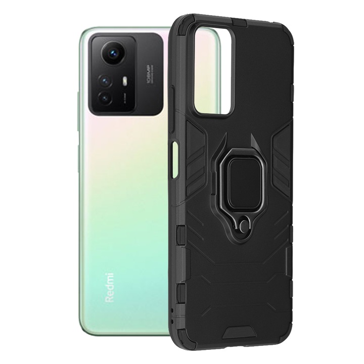 Кейс за Xiaomi Redmi Note 12S - Techsuit Silicone Shield - Черен