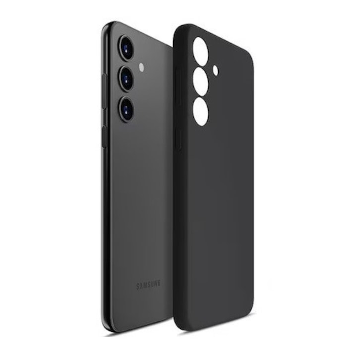 Husa Silicon Miromoto® Compatibila Cu Samsung Galaxy A54 5G, Negru Slim