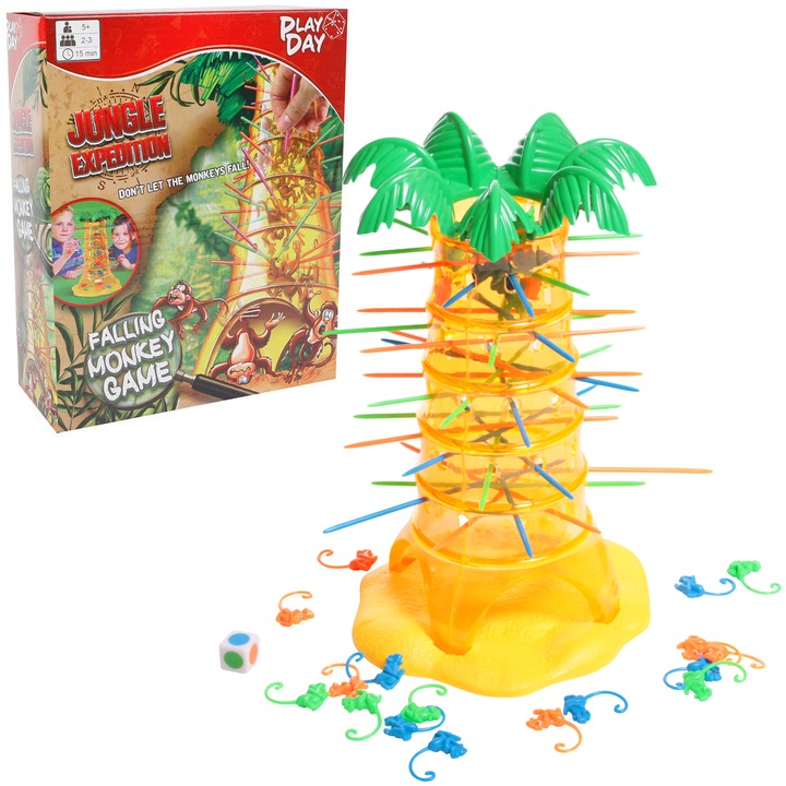 Joc de societate pentru copii, Trifox, Plastic, Multicolor