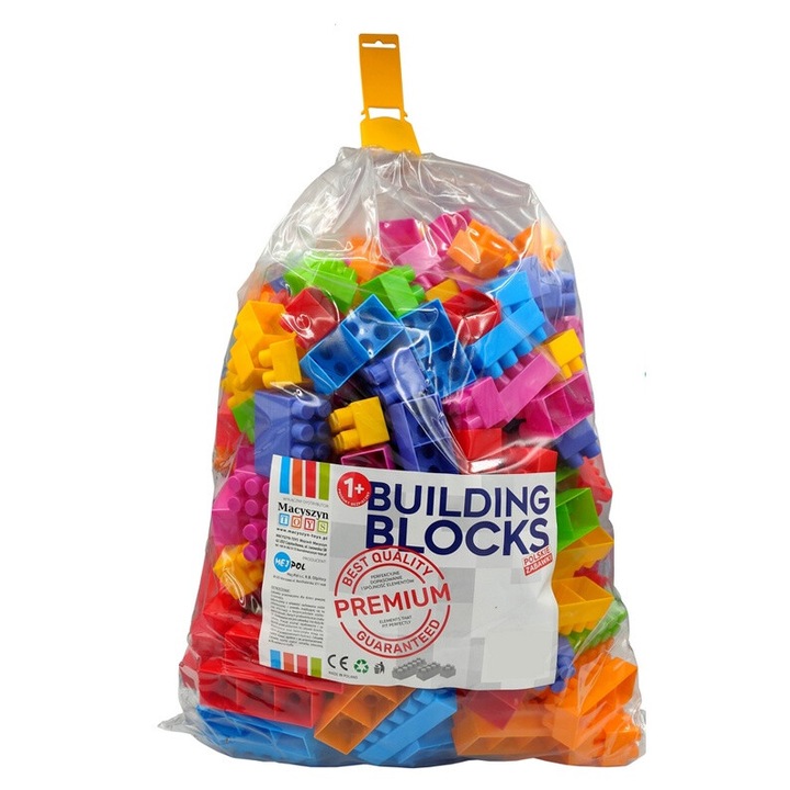 200 elemből álló készlet játékok építéséhez, Trifox, többszínű