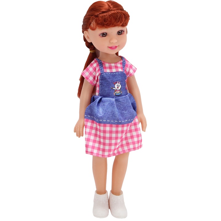 Papusa, Trifox, Plastic/Cauciuc, 3+ ani, 32 cm, Multicolor