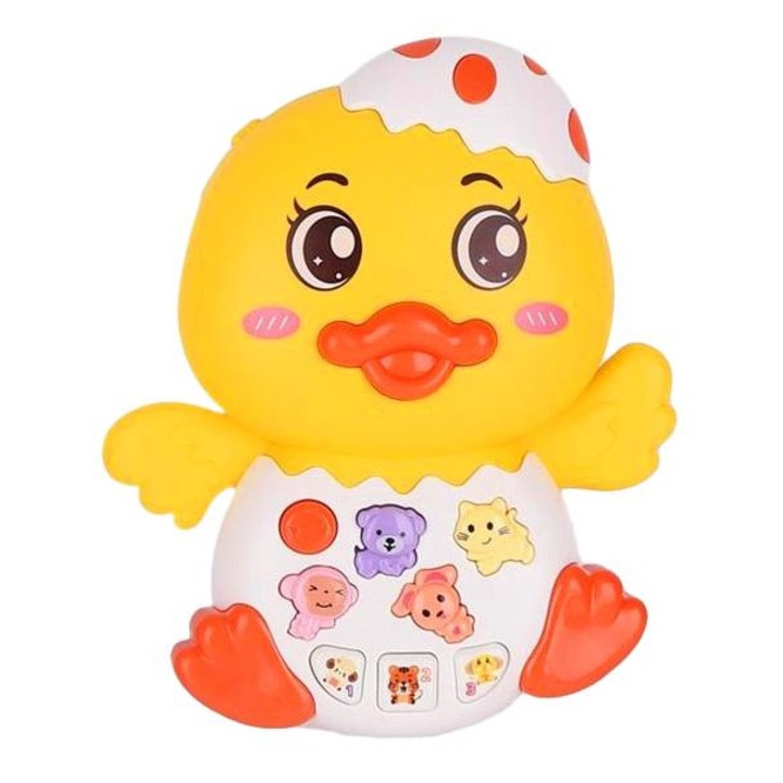 Csirke játék, Trifox, 13x21x7 cm, Zenével, Többszínű