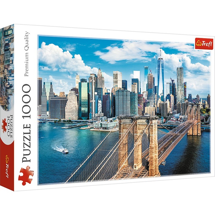 Puzzle Podul Brooklyn - New York, Trefl, 1000 piese