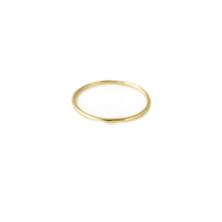 Inel din argint 925 placat cu aur - veriga simpla