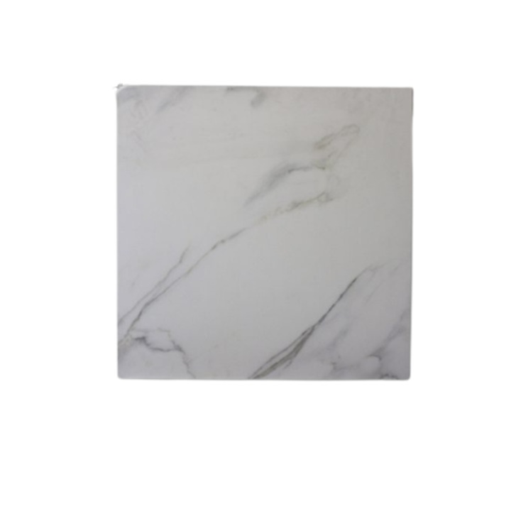 Autocolante autoadezive pentru podea/diverse suprafete, stickere decorative, alb, 30x30 cm, (5 bucati), Instalay