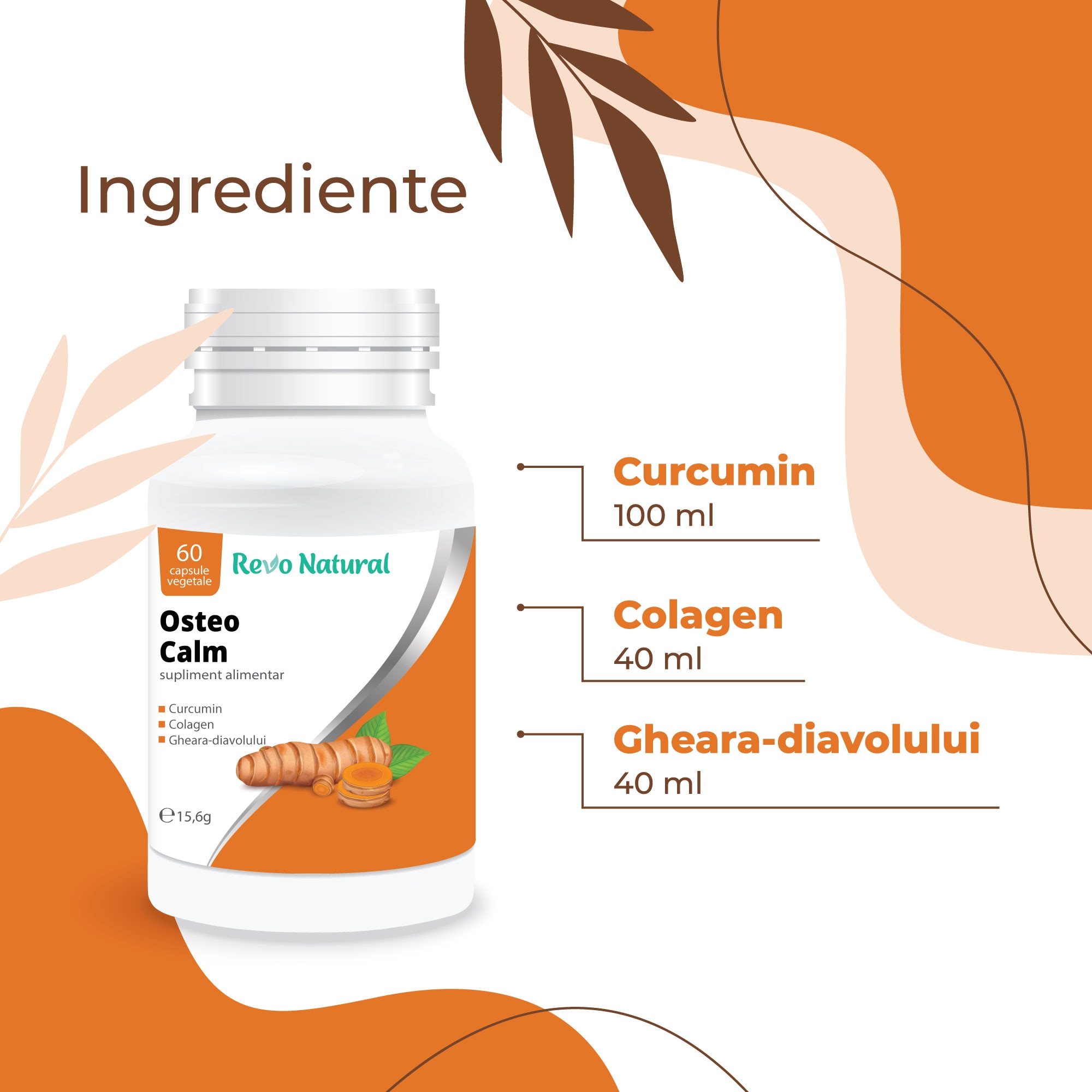 Supliment alimentar pentru durerie articulare si reumatice, Osteo Calm ...