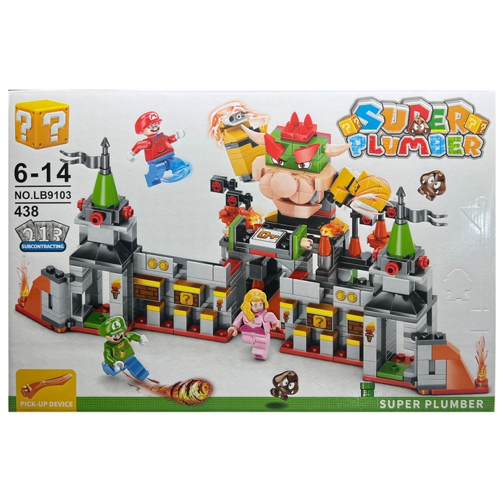 Super Mario Brothers építőkészlet, Bowser's Castle, 438 db