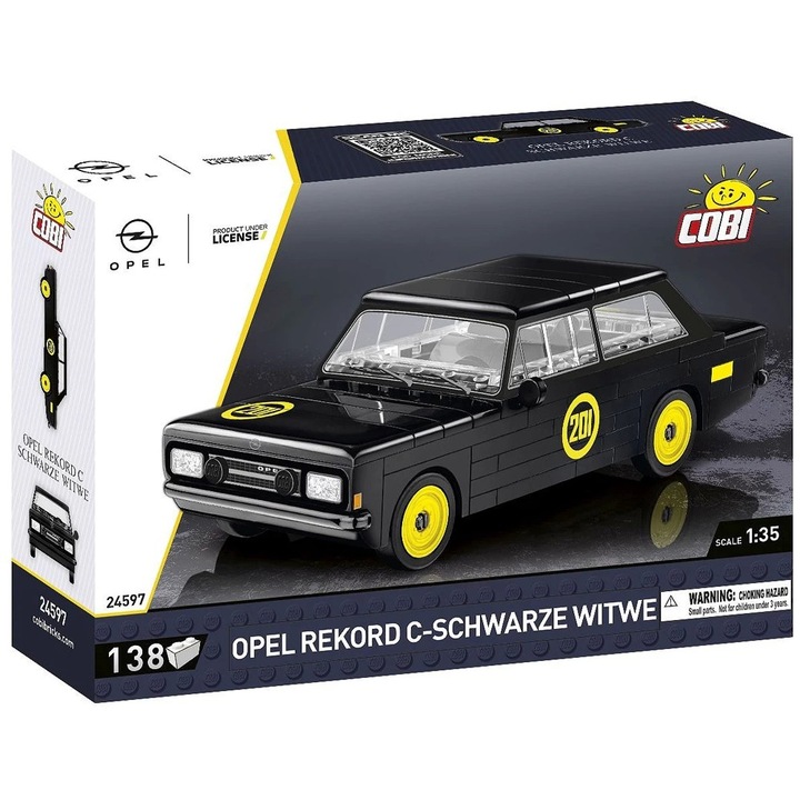 Set de Construit Opel Record C Schwarze Witwe, 138 piese