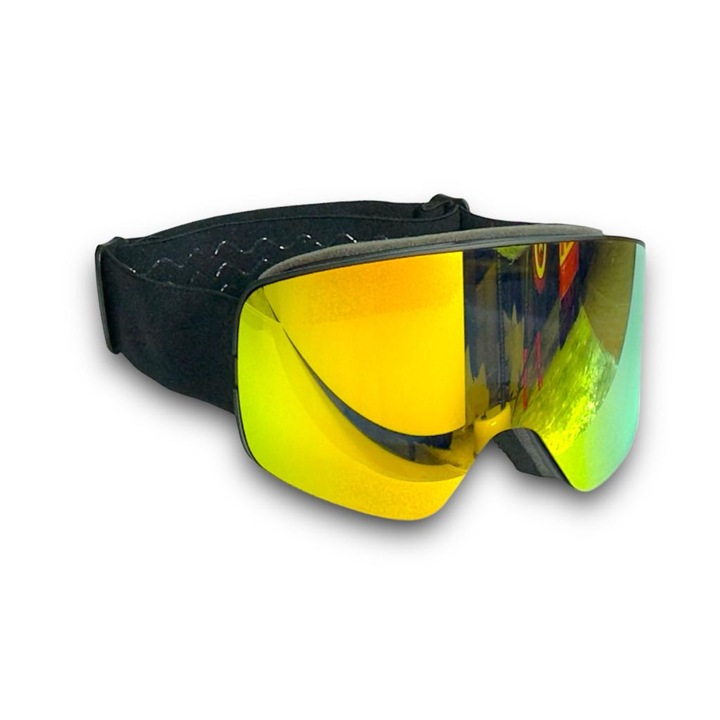 Скиорски очила Flipper®, сменяеми магнитни лещи, против мъгла, S3, унисекс, жълти