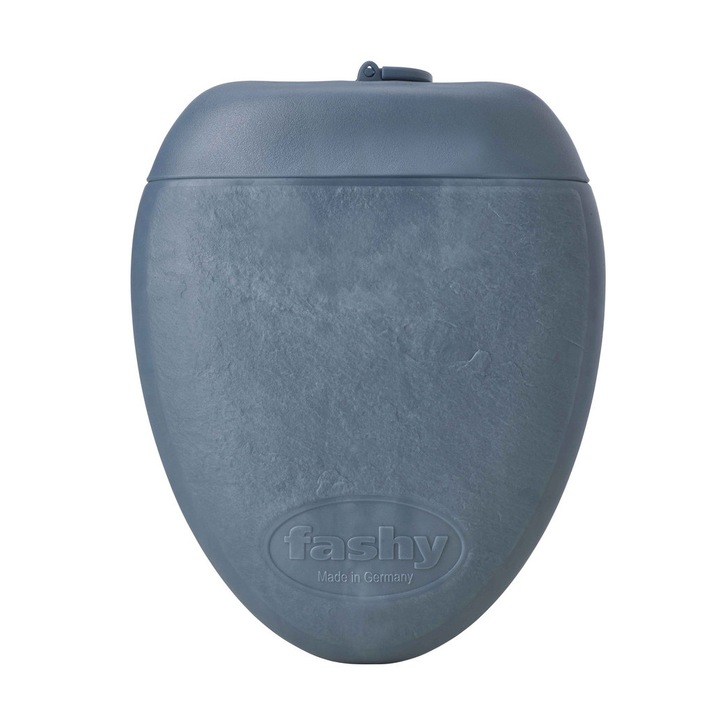 Sticla cu apa calda Fashy 1, 8l STONE EDITION cu palnie albastra - 6426-58
