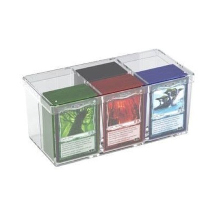 Ultimate Guard StacknSafe 480 kártyatartó doboz, átlátszó, 223x98x102mm
