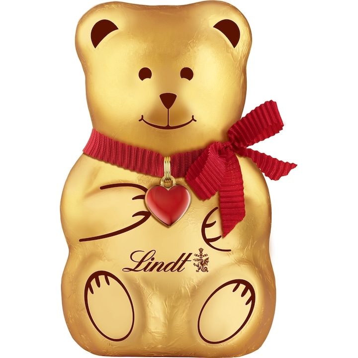 Figurina Lindt Teddy Ursulet Ciocolata cu Lapte, 100g