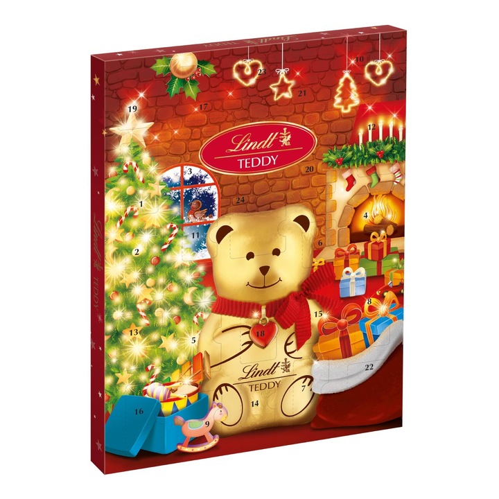 Calendar Lindt Teddy Advent, 170g