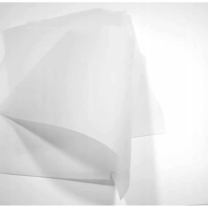 Декоративна гладка прозрачна хартия Golden Star carbon paper 160g Extra White бяла опаковка. 100A5