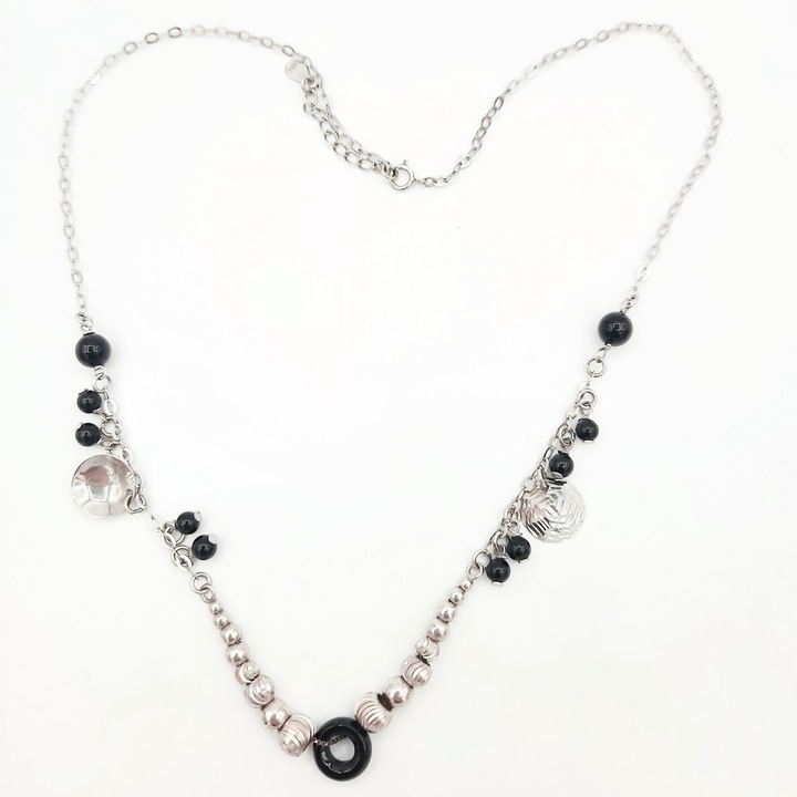 Colier Argint 925 cu Bilute si banuti, Izabela marime 42cm