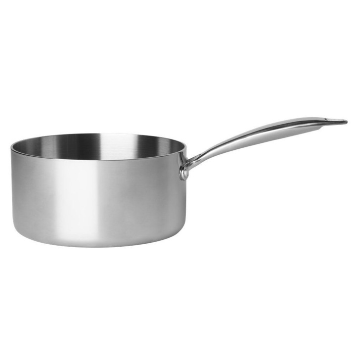 Oala Maku Gastro 3,1 L, 20,5 cm, otel, 3 straturi, rezistenta la masina de spalat vase