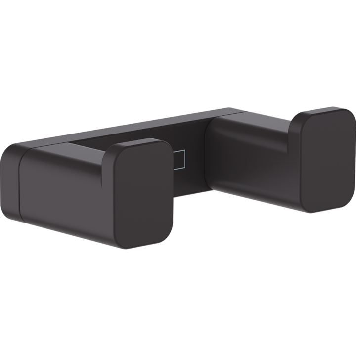 Agatatoare prosop dublu Hansgrohe AddStoris, negru mat