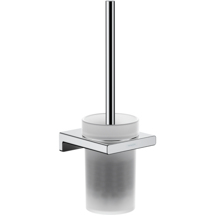 Suport cu perie WC Hansgrohe AddStoris 41752000, crom