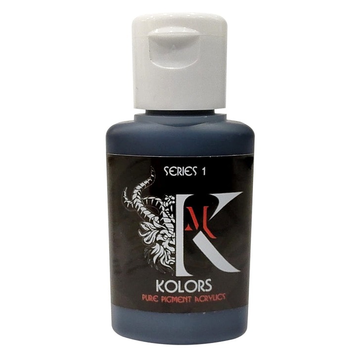 Vopsea Kimera Kolors Pure KMP-010 Carbon Black, Pegaso Models 30ml