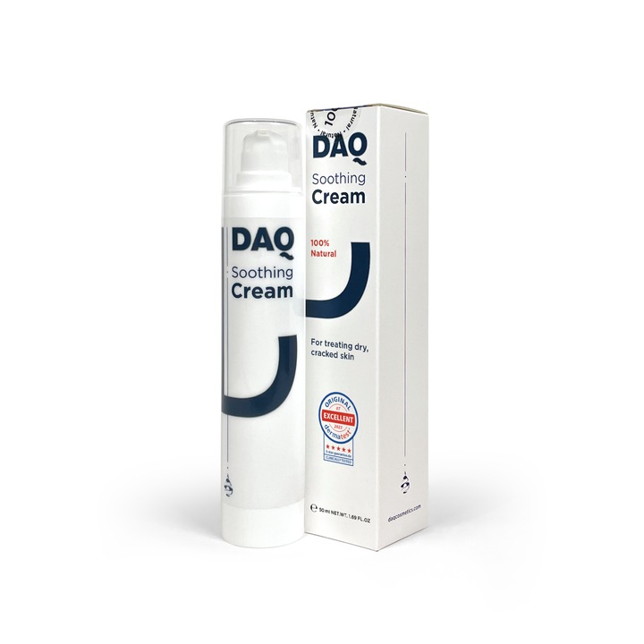 Daq Soothing psoriasis és ekcéma krém, Dermatest német klinikailag tesztelt, 50 ml