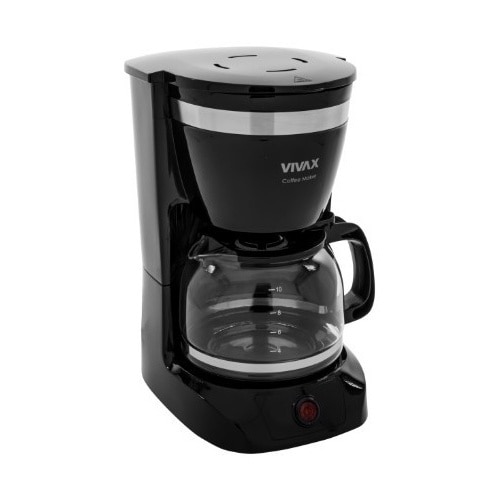 Aparat de cafea cu filtru, VIVAX CM-08126F, capacitate 1.25 L, putere 800 W, Negru