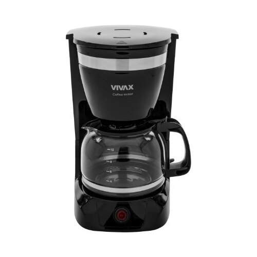 Aparat de cafea cu filtru, VIVAX CM-08126F, capacitate 1.25 L, putere 800 W, Negru
