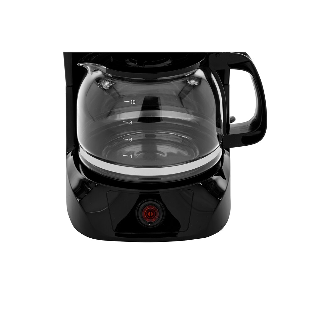 Aparat de cafea cu filtru, VIVAX CM-08126F, capacitate 1.25 L, putere 800 W, Negru