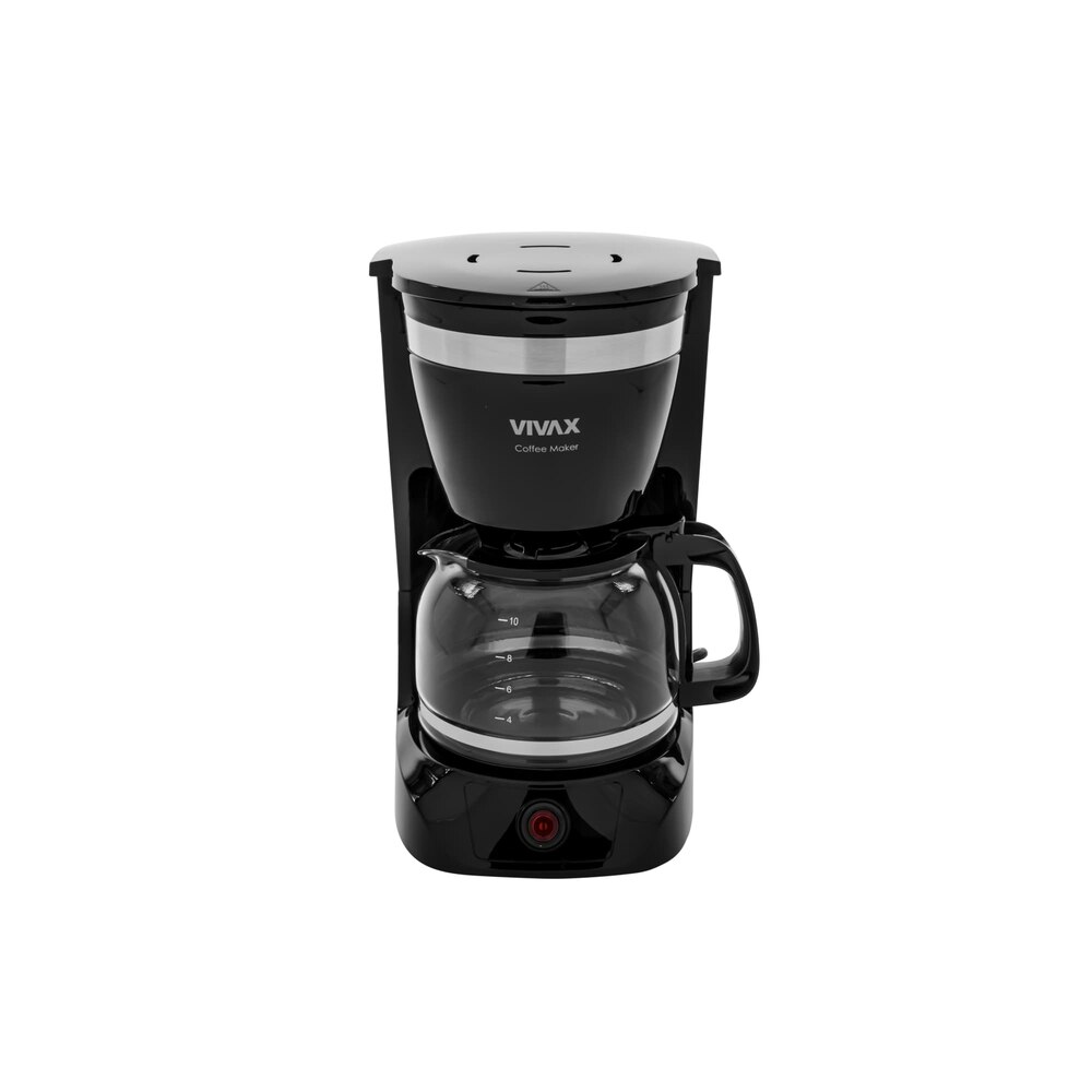 Aparat de cafea cu filtru, VIVAX CM-08126F, capacitate 1.25 L, putere 800 W, Negru