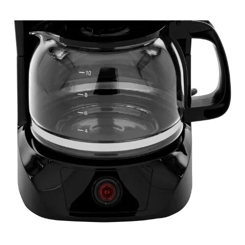 Aparat de cafea cu filtru, VIVAX CM-08126F, capacitate 1.25 L, putere 800 W, Negru