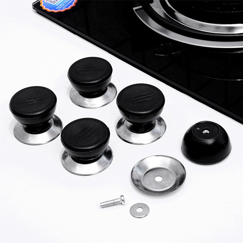 Set 12 manere capace tigai, Sunmostar, Inox/Bachelita, Argintiu/Negru ...