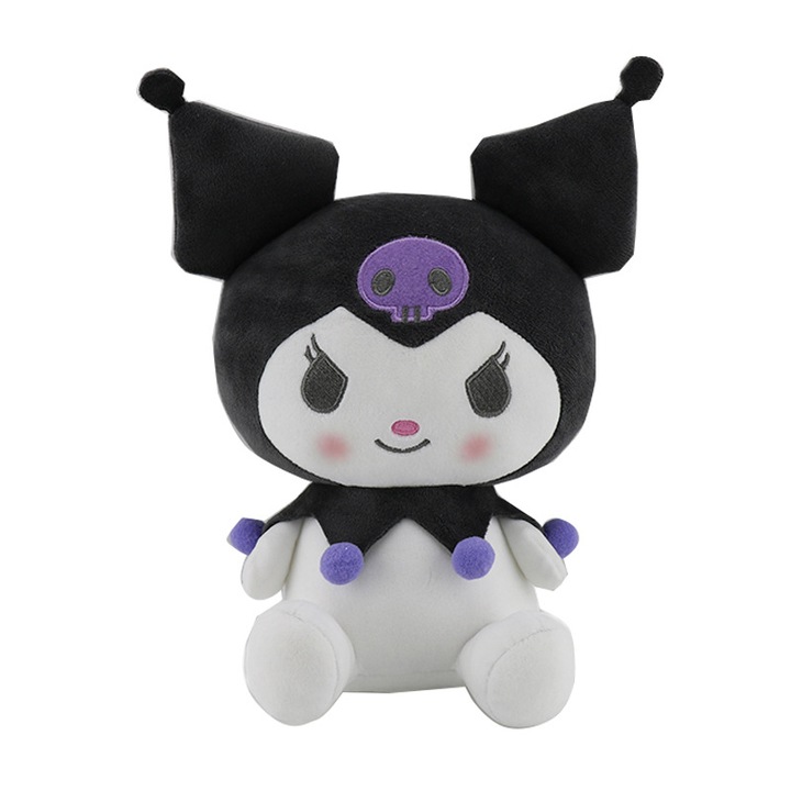 Jucarie de plus Kuromi, Sunmostar, 25 cm, Multicolor